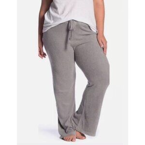 Barefoot Dreams Soft Gray Wide Leg Pants